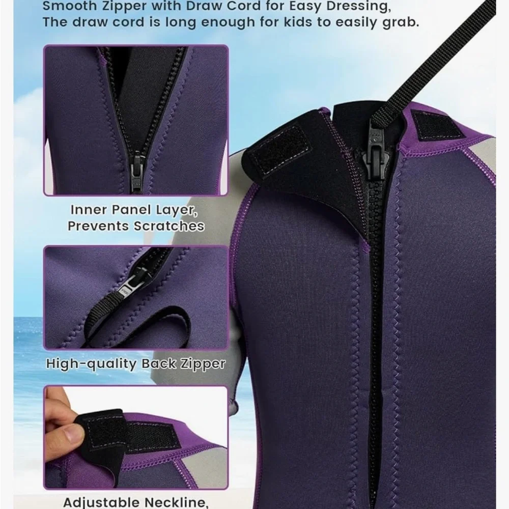 GOGO Kids Neoprene Swim Wetsuit - Picture 8 of 10